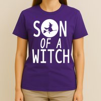 Son Of A Witch Funny Halloween T-Shirt