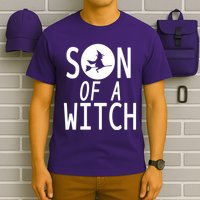 Son Of A Witch Funny Halloween T-Shirt