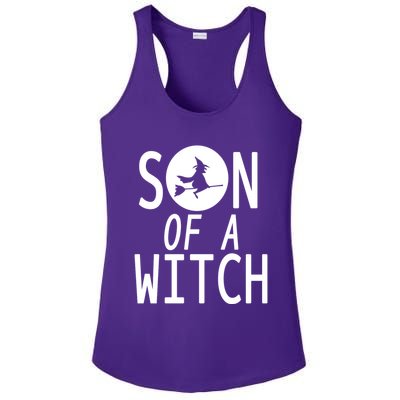 Son Of A Witch Funny Halloween Ladies PosiCharge Competitor Racerback Tank