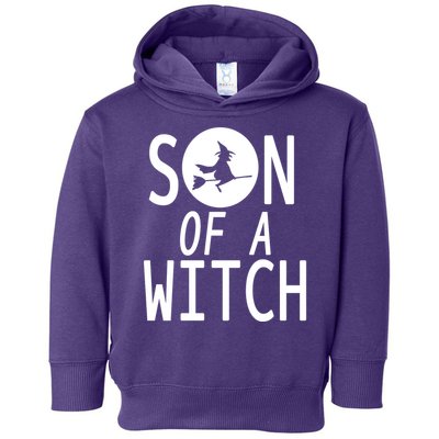 Son Of A Witch Funny Halloween Toddler Hoodie