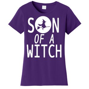 Son Of A Witch Funny Halloween Women's T-Shirt