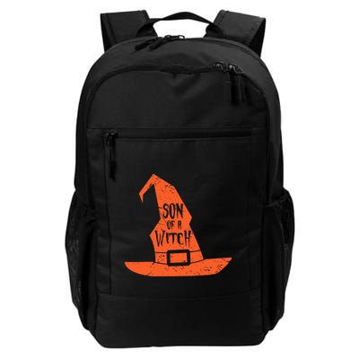 Son Of A Witch Hat Pun Quote Costume Easy Halloween Gifts Backpack