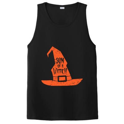 Son Of A Witch Hat Pun Quote Costume Easy Halloween Gifts PosiCharge Competitor Tank