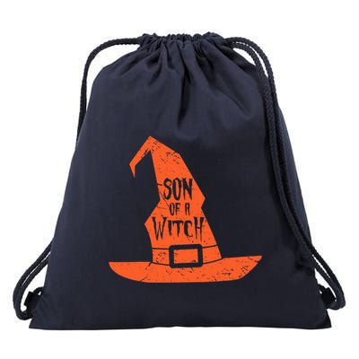 Son Of A Witch Hat Pun Quote Costume Easy Halloween Gifts Drawstring Bag