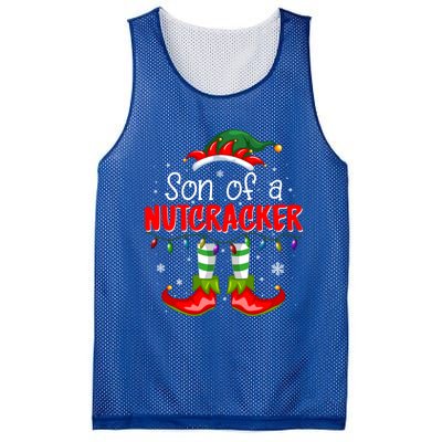 Son Of A Nutcracker! Meaningful Gift Christmas Funny Gift Mesh Reversible Basketball Jersey Tank