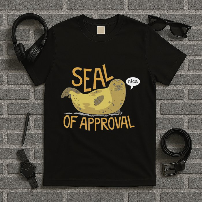 Seal Of Approval From A Seal Animal Nice T-Shirt
