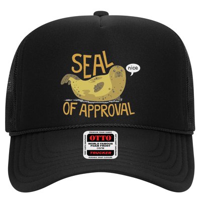 Seal Of Approval From A Seal Animal Nice Trucker Hat