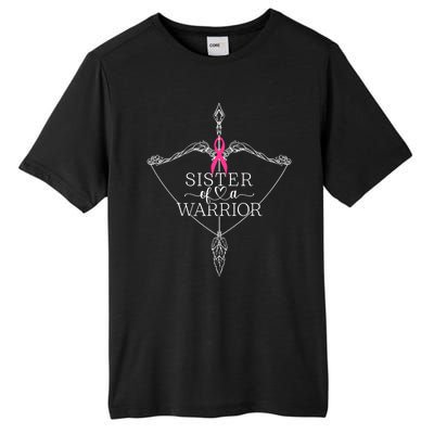 Sister Of A Warrior Breast Cancer Awareness Support Squad Tall Fusion ChromaSoft Performance T-Shirt