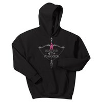 Sister Of A Warrior Breast Cancer Awareness Support Squad Kids Hoodie