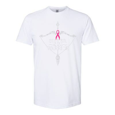 Sister Of A Warrior Breast Cancer Awareness Support Squad Softstyle CVC T-Shirt