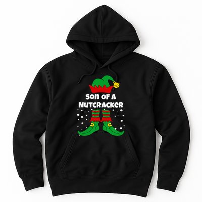 Son Of A Nutcracker Funny Elf For Christmas Eve Xmas Hoodie