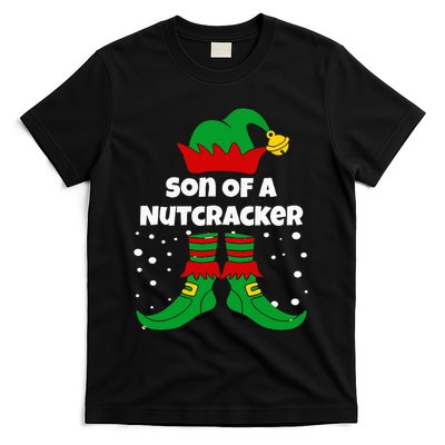 Son Of A Nutcracker Funny Elf For Christmas Eve Xmas T-Shirt