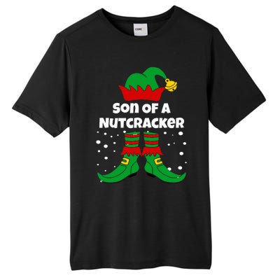 Son Of A Nutcracker Funny Elf For Christmas Eve Xmas Tall Fusion ChromaSoft Performance T-Shirt