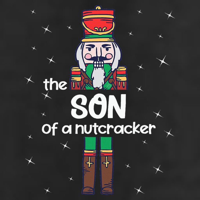 Son Of A Nutcracker Family Matching Funny Pajama 7 Panel Mesh Trucker Snapback Hat