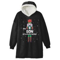 Son Of A Nutcracker Family Matching Funny Pajama Hooded Wearable Blanket