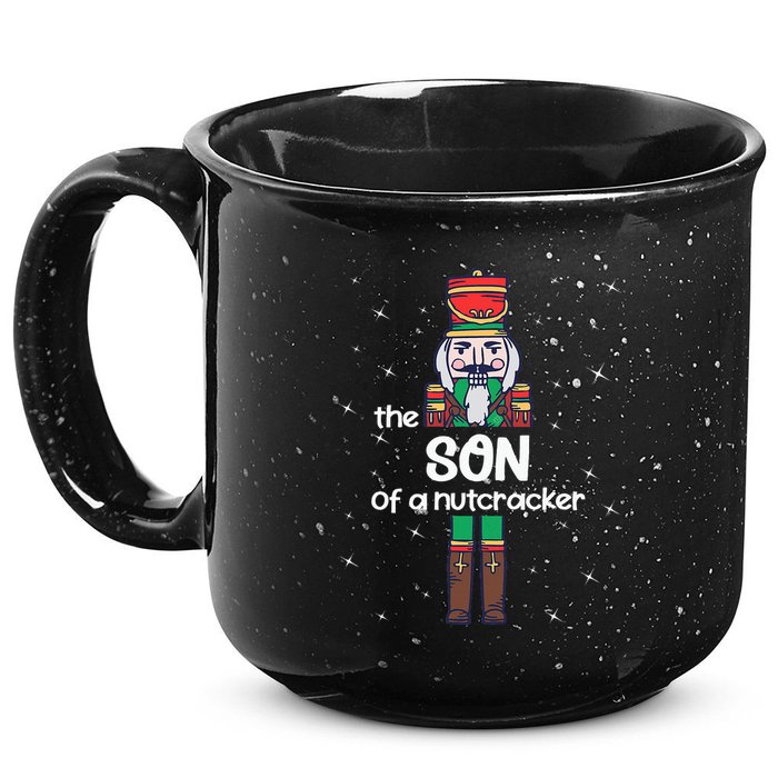 Son Of A Nutcracker Family Matching Funny Pajama 15oz Campfire Ceramic Mug