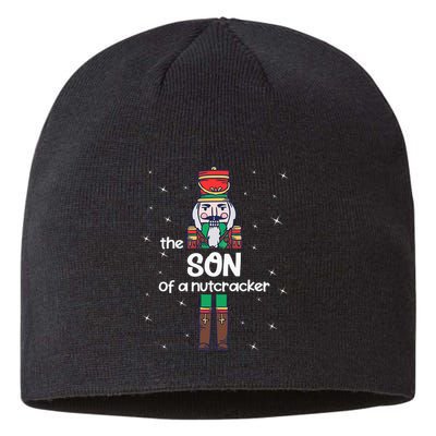 Son Of A Nutcracker Family Matching Funny Pajama Sustainable Beanie