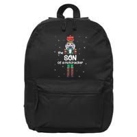 Son Of A Nutcracker Family Matching Funny Pajama 16 in Basic Backpack