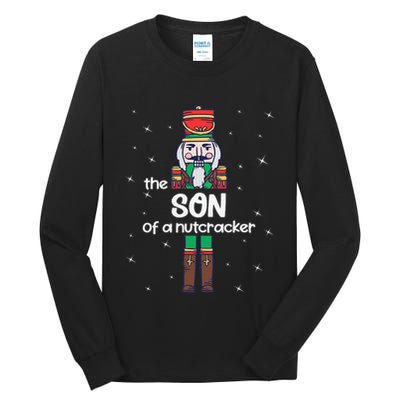Son Of A Nutcracker Family Matching Funny Pajama Tall Long Sleeve T-Shirt