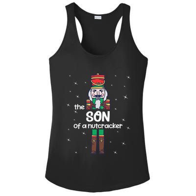 Son Of A Nutcracker Family Matching Funny Pajama Ladies PosiCharge Competitor Racerback Tank
