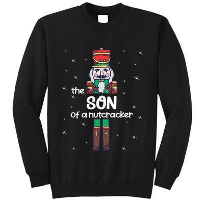 Son Of A Nutcracker Family Matching Funny Pajama Tall Sweatshirt