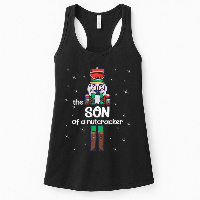 Son Of A Nutcracker Family Matching Funny Pajama Womens Tank Top