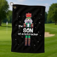 Son Of A Nutcracker Family Matching Funny Pajama Golf Towel