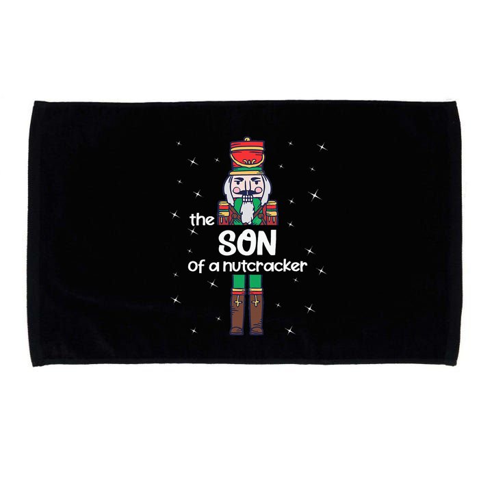 Son Of A Nutcracker Family Matching Funny Pajama Microfiber Hand Towel