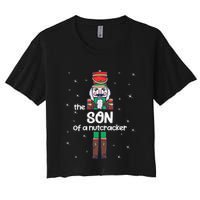 Son Of A Nutcracker Family Matching Funny Pajama Crop Top