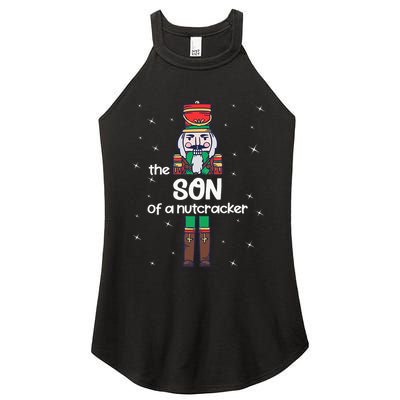 Son Of A Nutcracker Family Matching Funny Pajama Women's Perfect Tri Rocker Tank