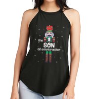 Son Of A Nutcracker Family Matching Funny Pajama Women's Perfect Tri Rocker Tank