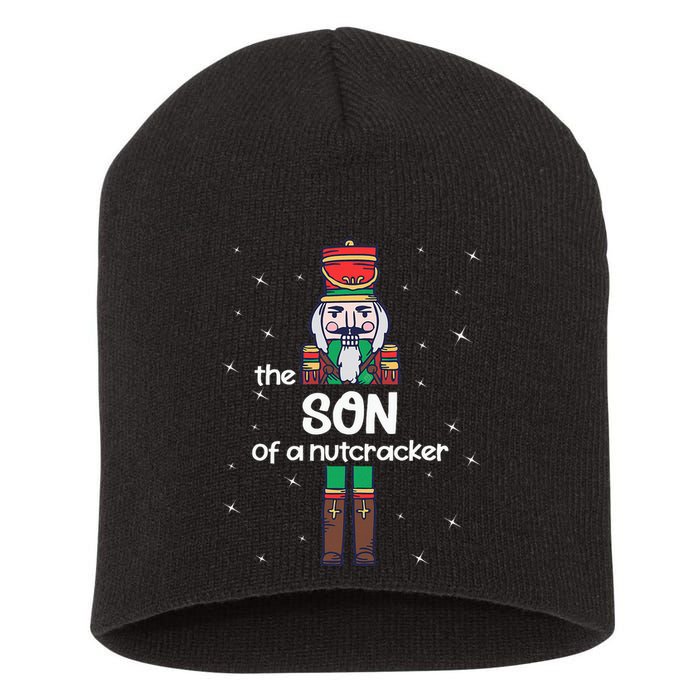 Son Of A Nutcracker Family Matching Funny Pajama Short Acrylic Beanie