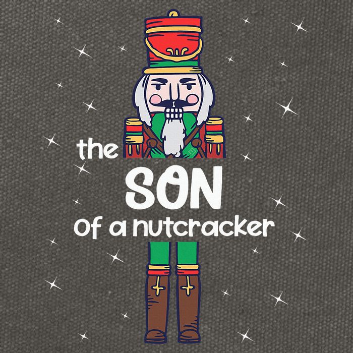 Son Of A Nutcracker Family Matching Funny Pajama Cotton Canvas Backpack