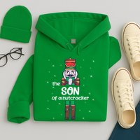 Son Of A Nutcracker Family Matching Funny Pajama Hoodie