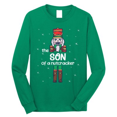 Son Of A Nutcracker Family Matching Funny Pajama Long Sleeve Shirt