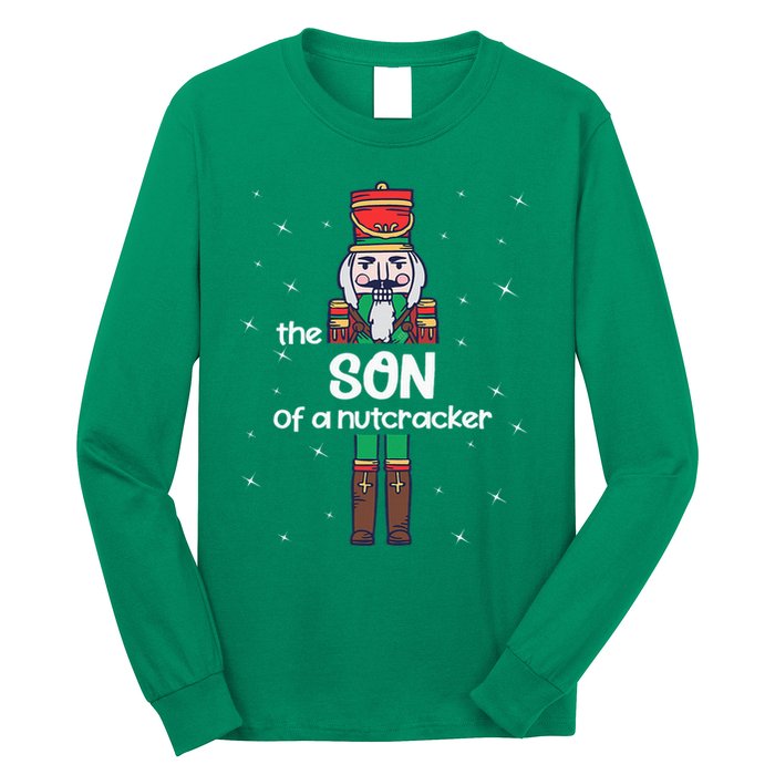 Son Of A Nutcracker Family Matching Funny Pajama Long Sleeve Shirt
