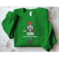 Son Of A Nutcracker Family Matching Funny Pajama Sweatshirt