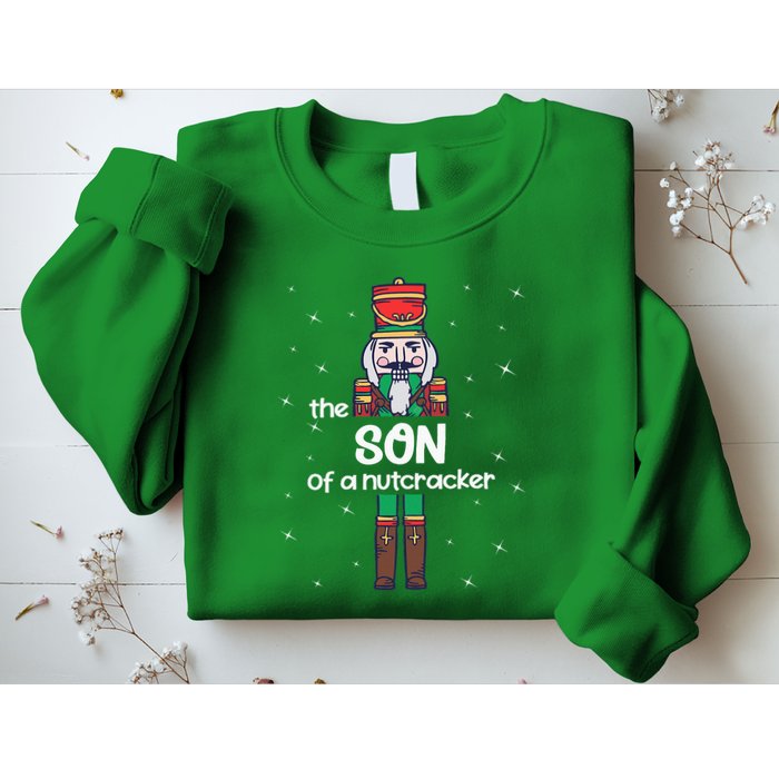 Son Of A Nutcracker Family Matching Funny Pajama Sweatshirt