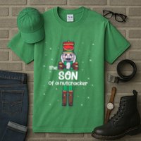 Son Of A Nutcracker Family Matching Funny Pajama Tall T-Shirt