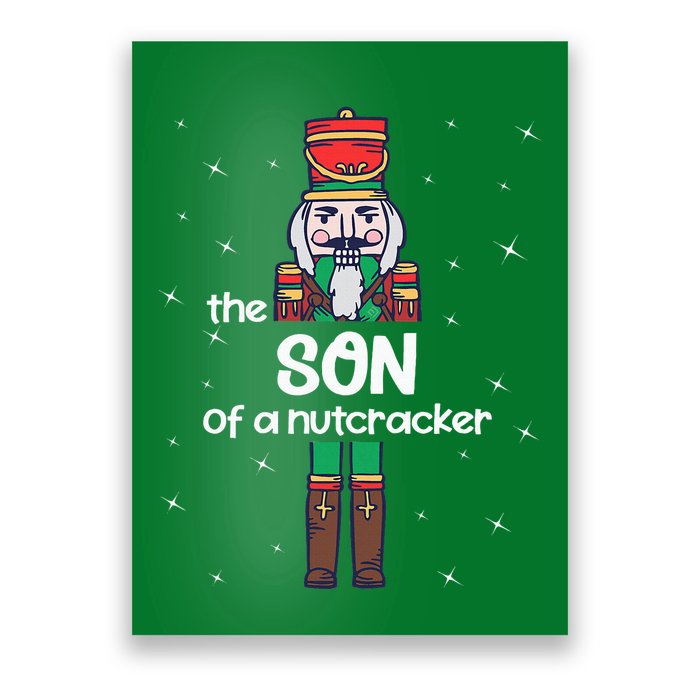 Son Of A Nutcracker Family Matching Funny Pajama Poster
