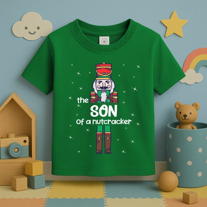 Son Of A Nutcracker Family Matching Funny Pajama Toddler T-Shirt