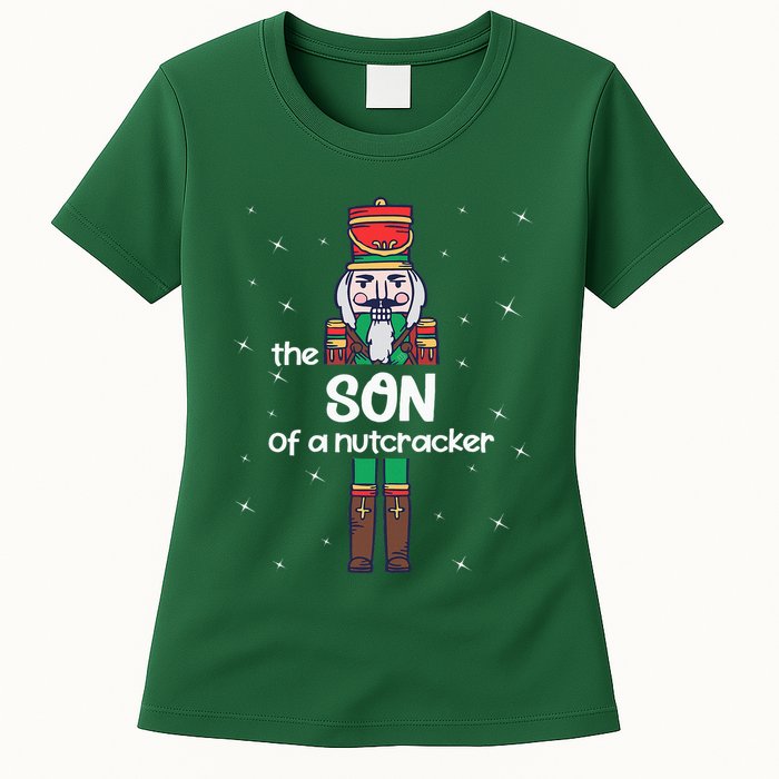 Son Of A Nutcracker Family Matching Funny Pajama Womens T-Shirt