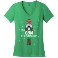 Son Of A Nutcracker Family Matching Funny Pajama Women's V-Neck T-Shirt