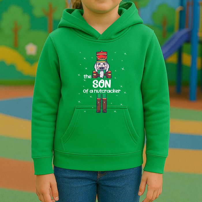Son Of A Nutcracker Family Matching Funny Pajama Kids Hoodie