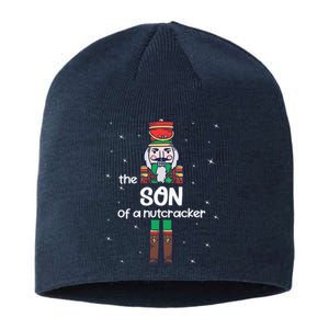 Son Of A Nutcracker Family Matching Funny Pajama Sustainable Beanie