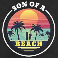 Son of A Beach Garment-Dyed Fleece Hoodie