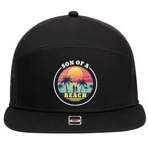 Son of A Beach 7 Panel Mesh Trucker Snapback Hat