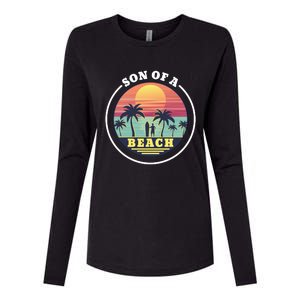 Son of A Beach Womens Cotton Relaxed Long Sleeve T-Shirt