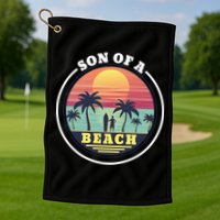 Son of A Beach Golf Towel