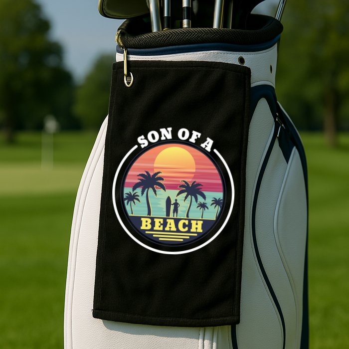 Son of A Beach Golf Towel